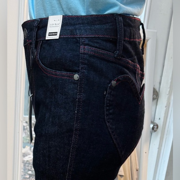 Judy Blue Heart Pocket Denim Jeans, Style - 88916 - Picture 4 of 6